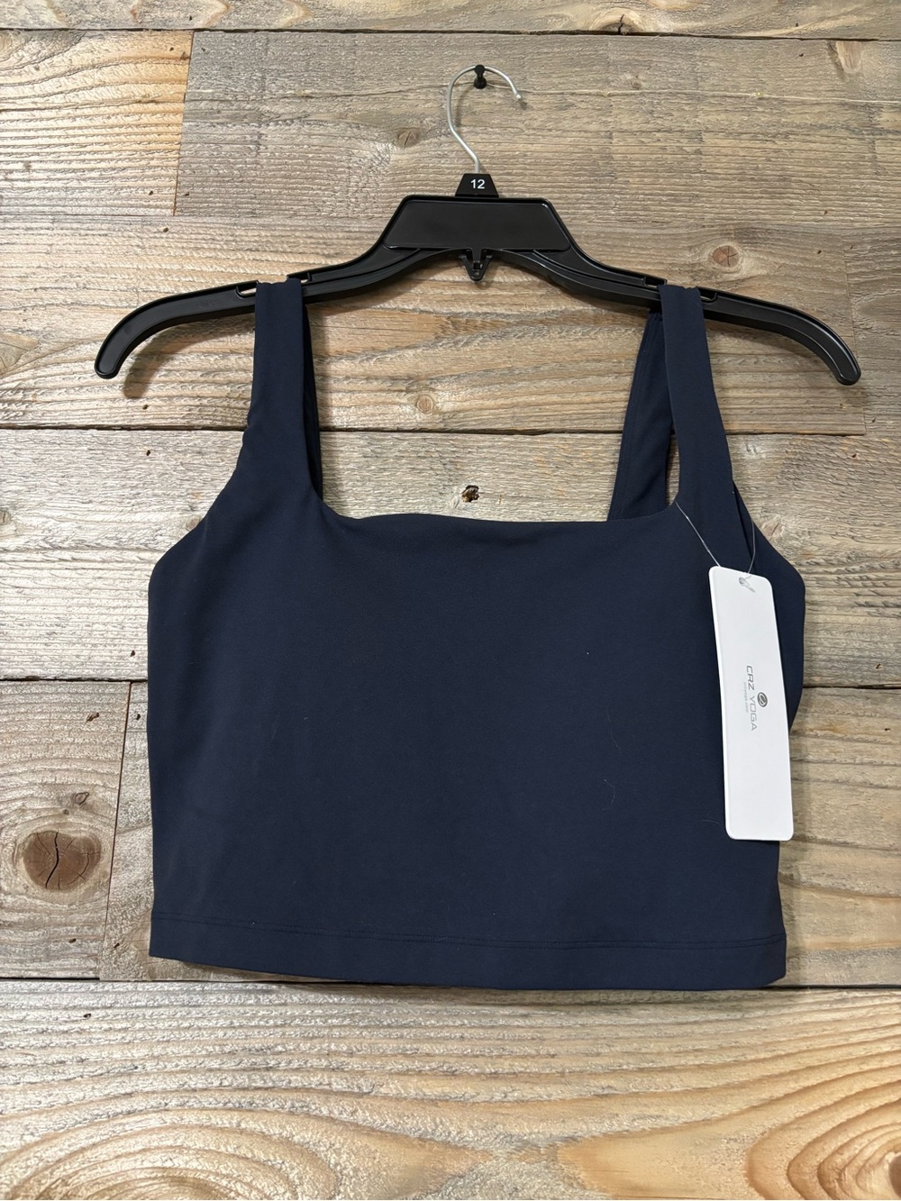 New CRZ Yoga Sports Bra Cropped Tank Top